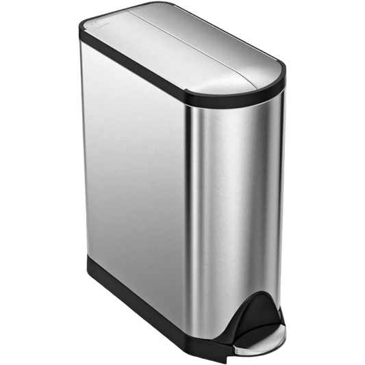 SimpleHuman Butterfly Step Trash Can Stainless Steel 45L