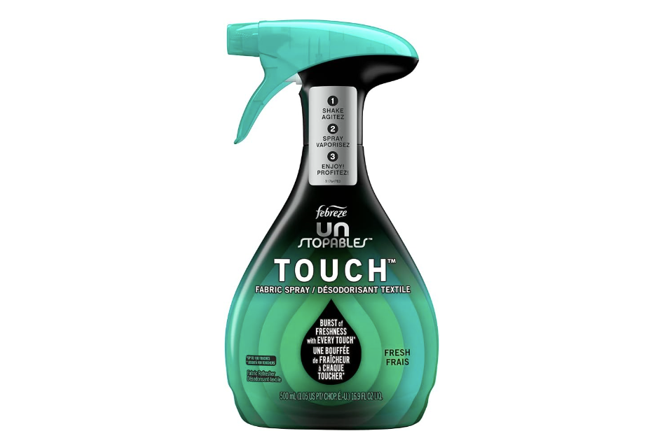 Febreze Unstopables Touch Fabric Spray and Odor Eliminator, Fresh