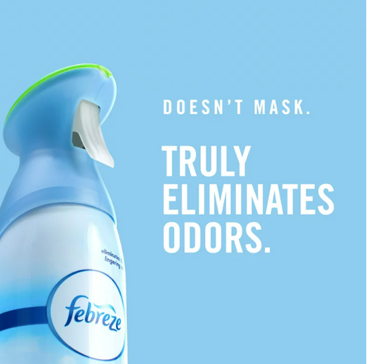 Febreze Odor-Fighting Air Freshener, Heavy Duty Crisp Clean