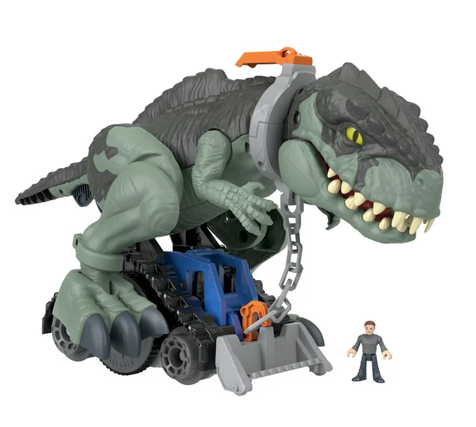 Imaginext Jurassic World Dominion Mega Stomp & Rumble Giga Dinosaur Toy with Lights & Sounds