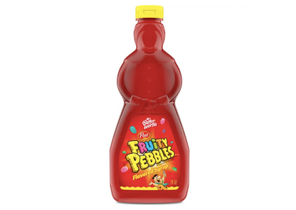 Mrs. Butterworth's Fruity Pebbles Flavored Pancake Syrup, 24 fl oz.
