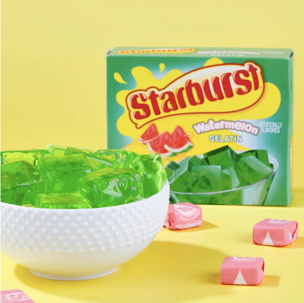 Starburst Watermelon Gelatin Mix, 6 Servings, 3.94 oz